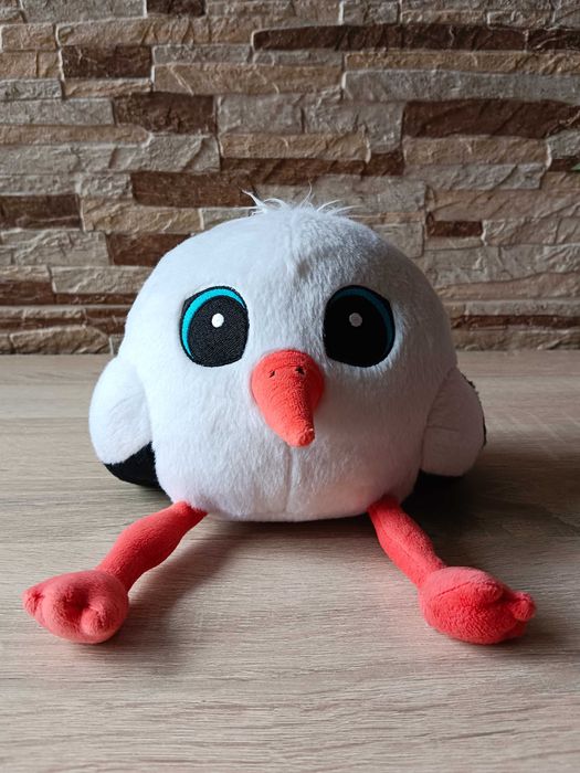 Bocian. Maskotka. Pluszak.