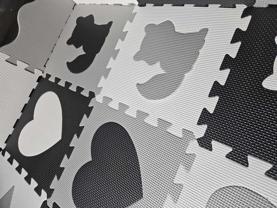 Duża mata edukacyjna piankowa kojec puzzle dla dzieci XXL