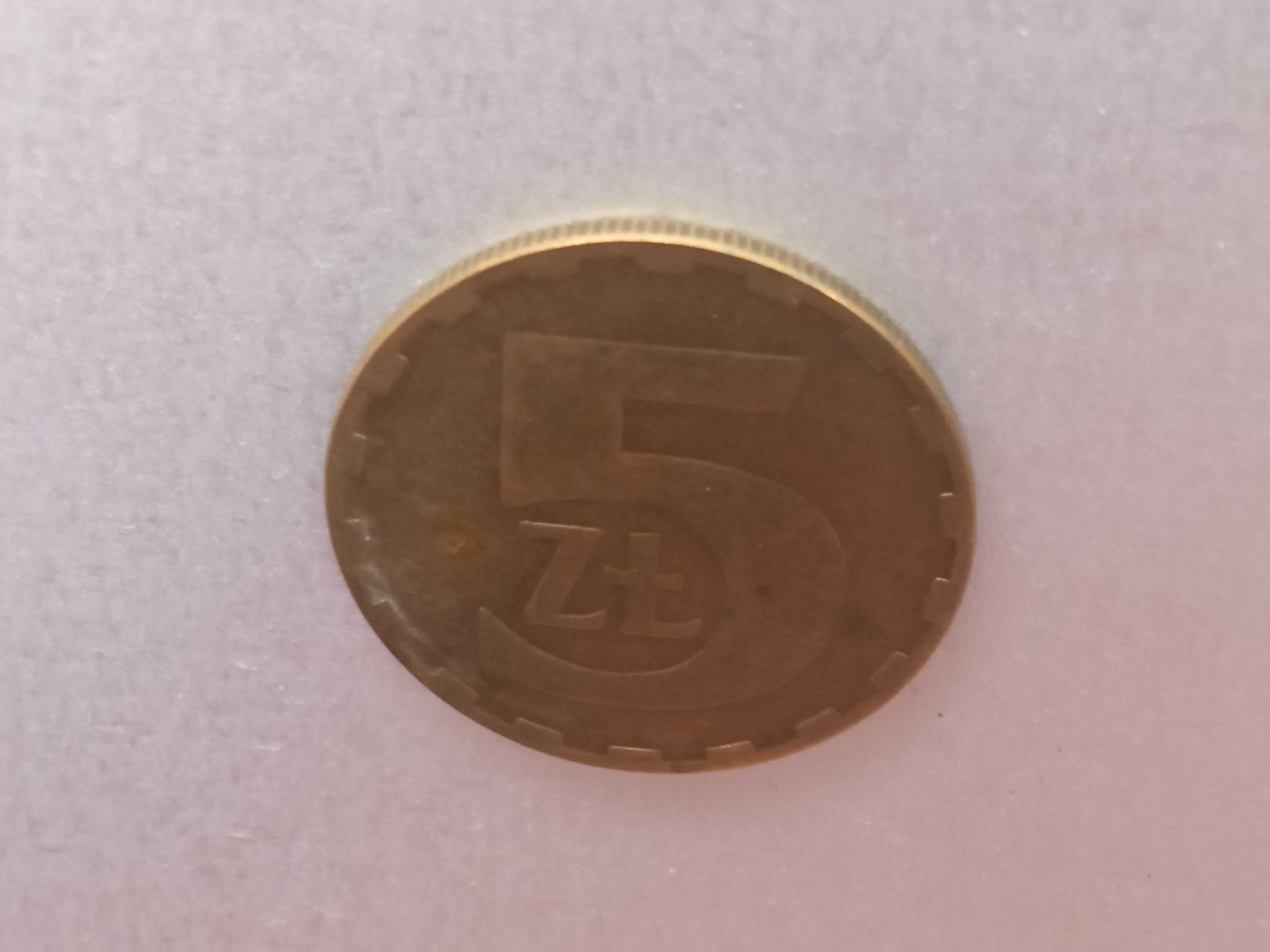 Moneta 5 zł z 1986 roku PRL