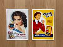 Postais publicidade vintage