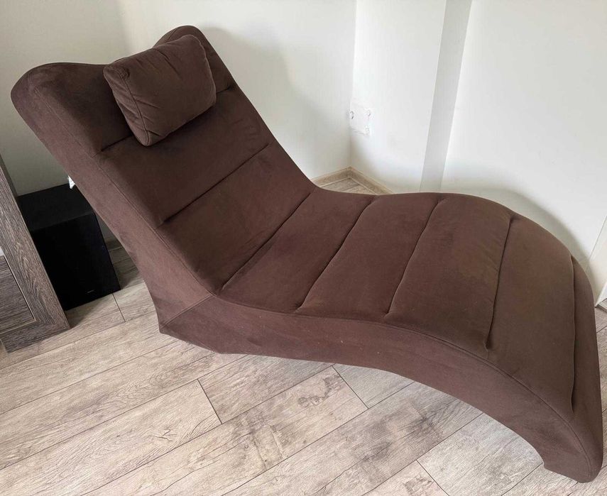 Szezlong brązowy, bardzo dobry stan , odbiór osobisty