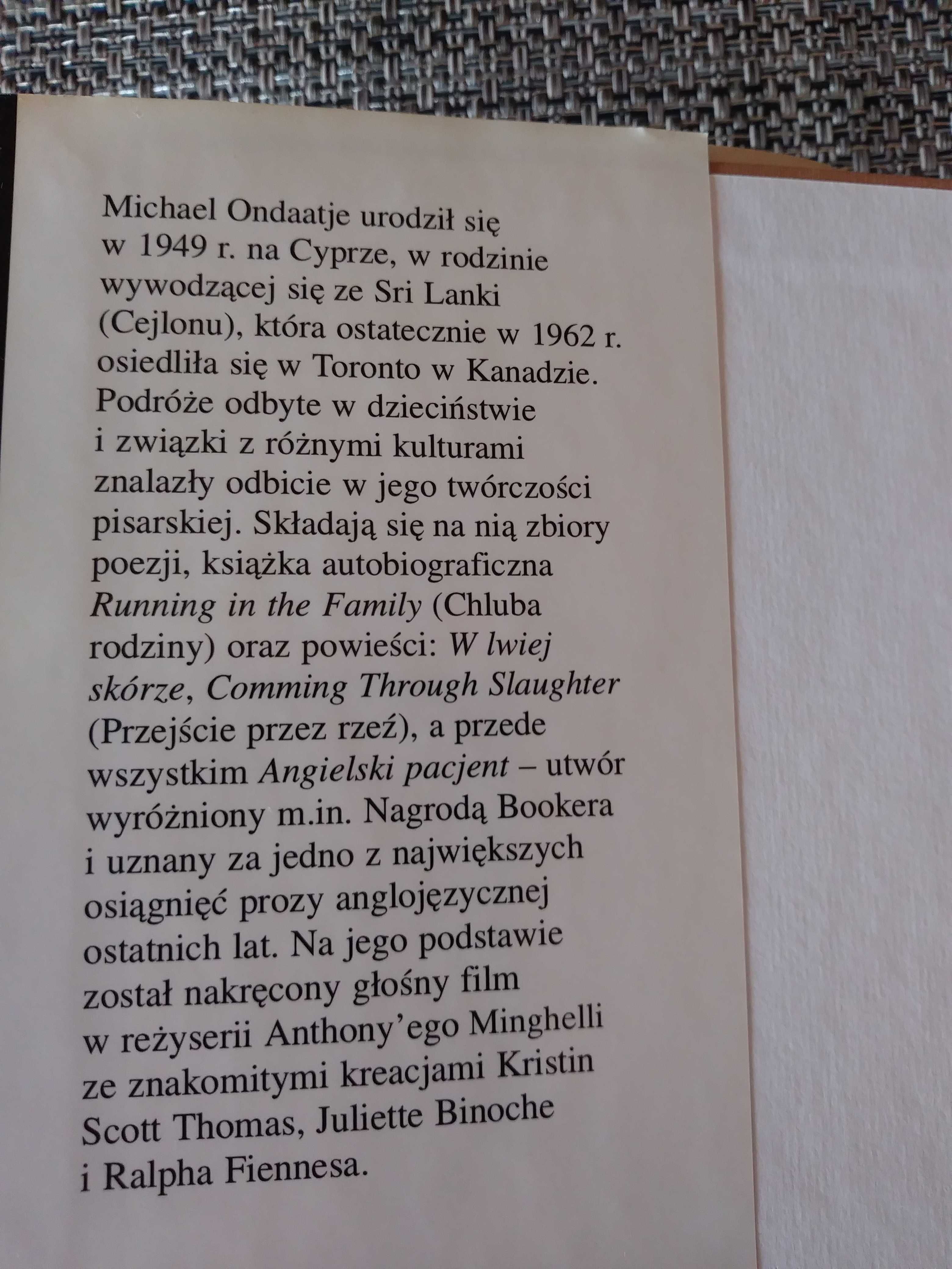 Angielski Pacjent - Michael Ondaatje