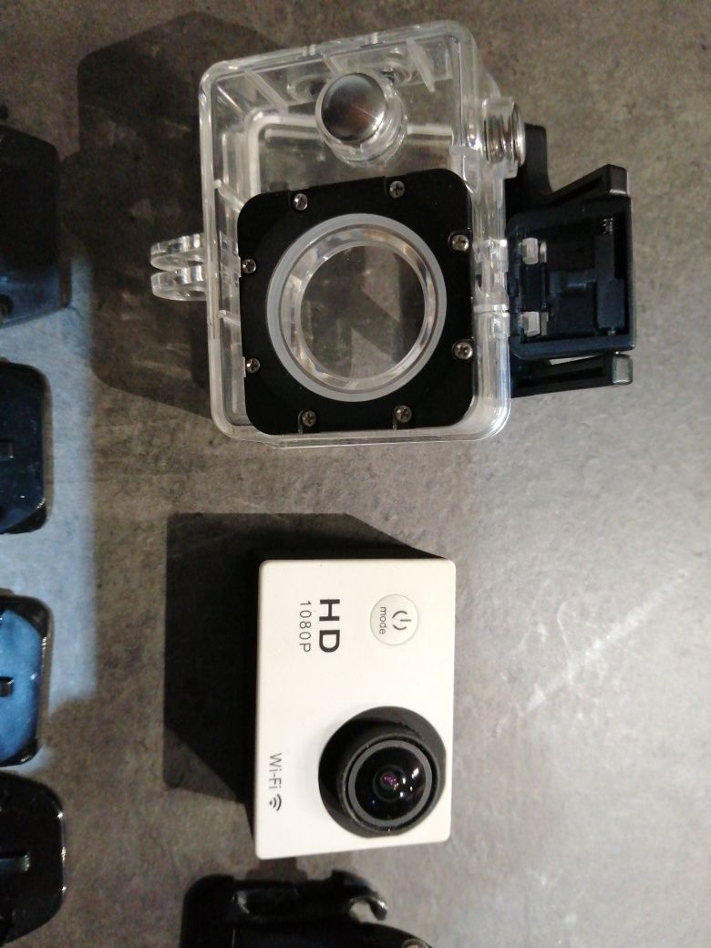 Go pro / action camera (marca branca) com acessórios