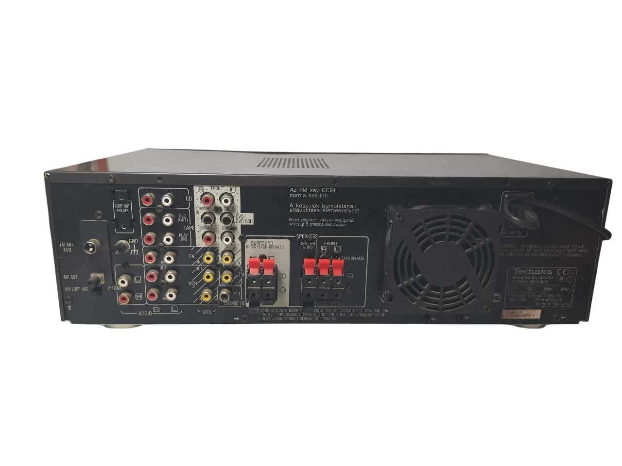 Amplituner TECHNICS SA-AX530 + Antena + Głośniki