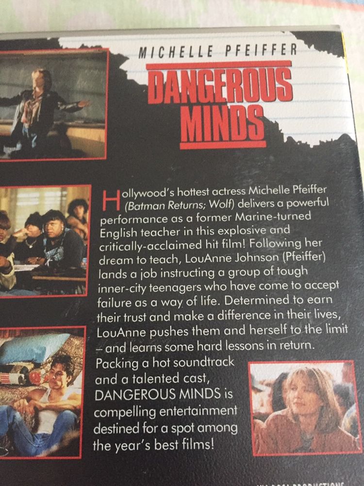 Dangerous Minds/Młodzi gniewni na kasecie vhs