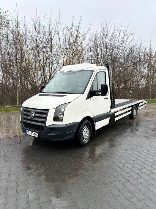 Volkswagen Crafter 2.5 diesel/cała rama/doinwestowany/Autolaweta