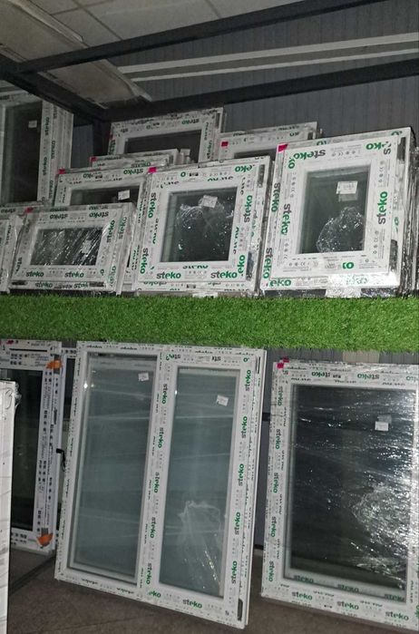 Продам готові нові двері металопластикові подвійні, двери недорого