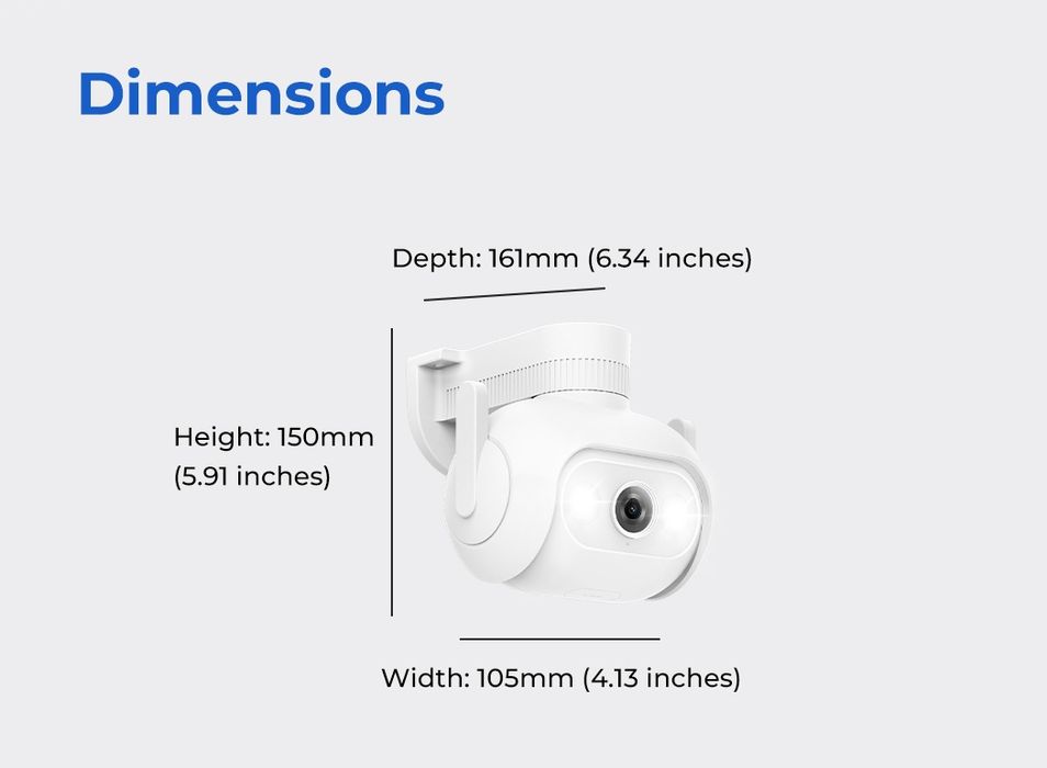 Xiaomi камера зовнішня поворотна iMiLab EC5 Outdoor Floodlight Camera