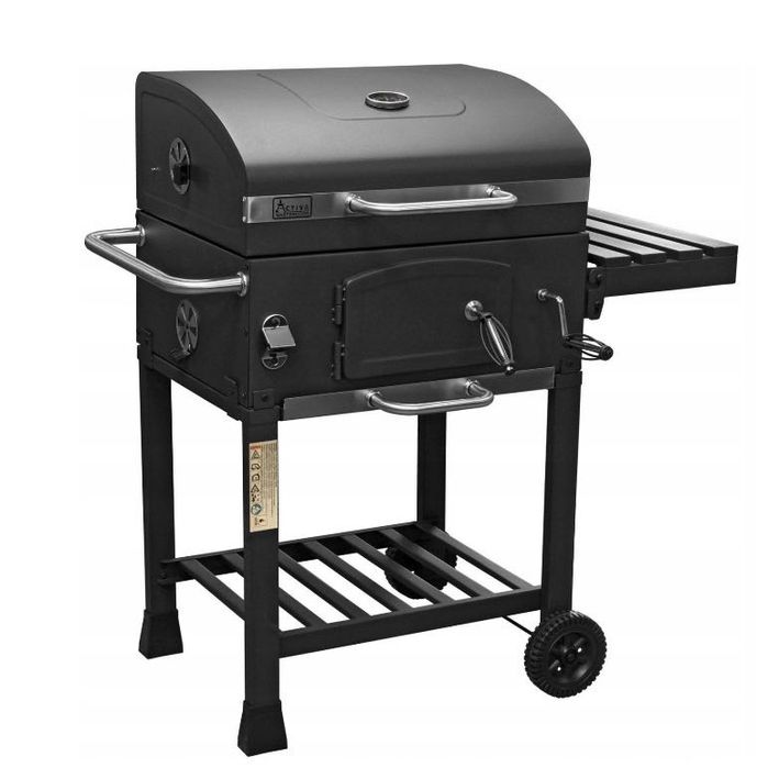 Grill Gril żeliwny węglowy Activa duży regulowany 42 x 57,5 cm
