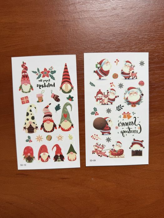 Тимчасові тату, що світяться Хеловін та Новий рік, новый год, хеллоуин