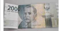 Nota é moedas Indonésia Singapura