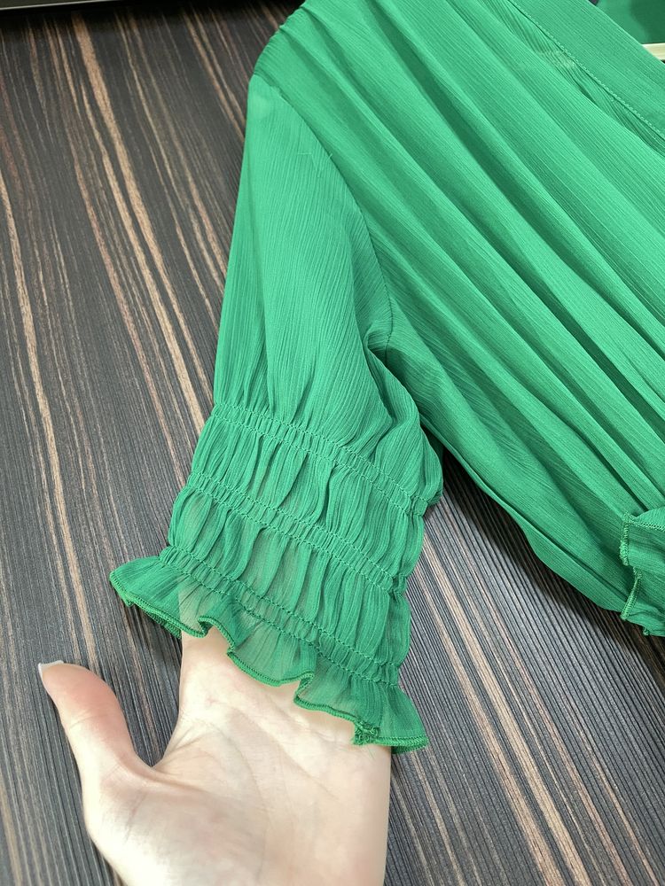 Dluga zielona sukienka