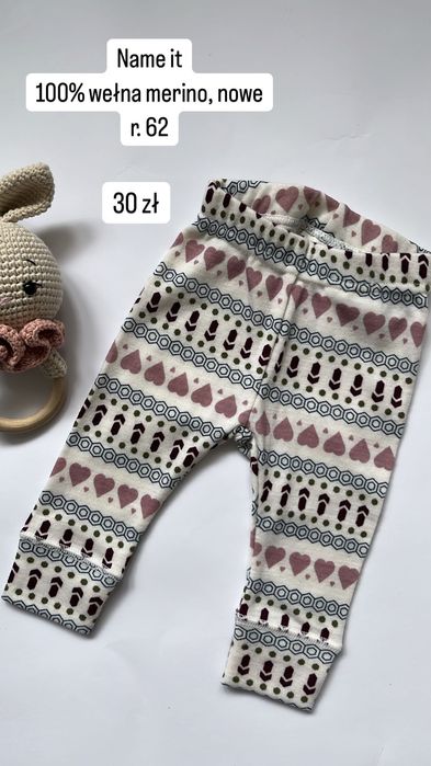 Name it 100% wełna merino nowe r. 62