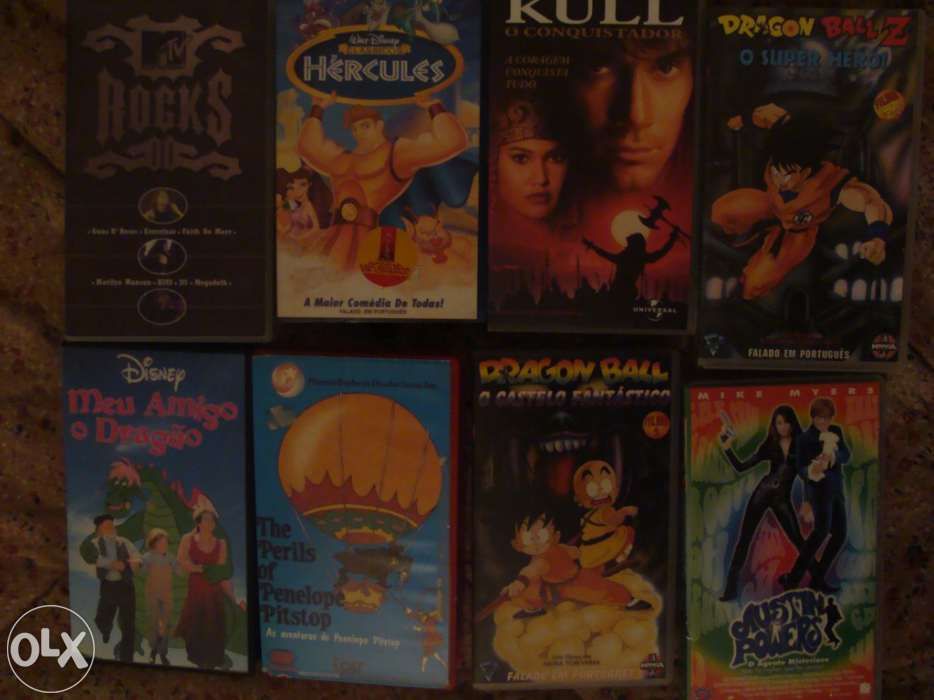 Vendo várias Cassettes de Vídeo