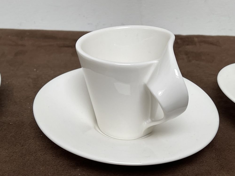 Villeroy Boch 3 Modernistyczne Filiżanki do Kawy