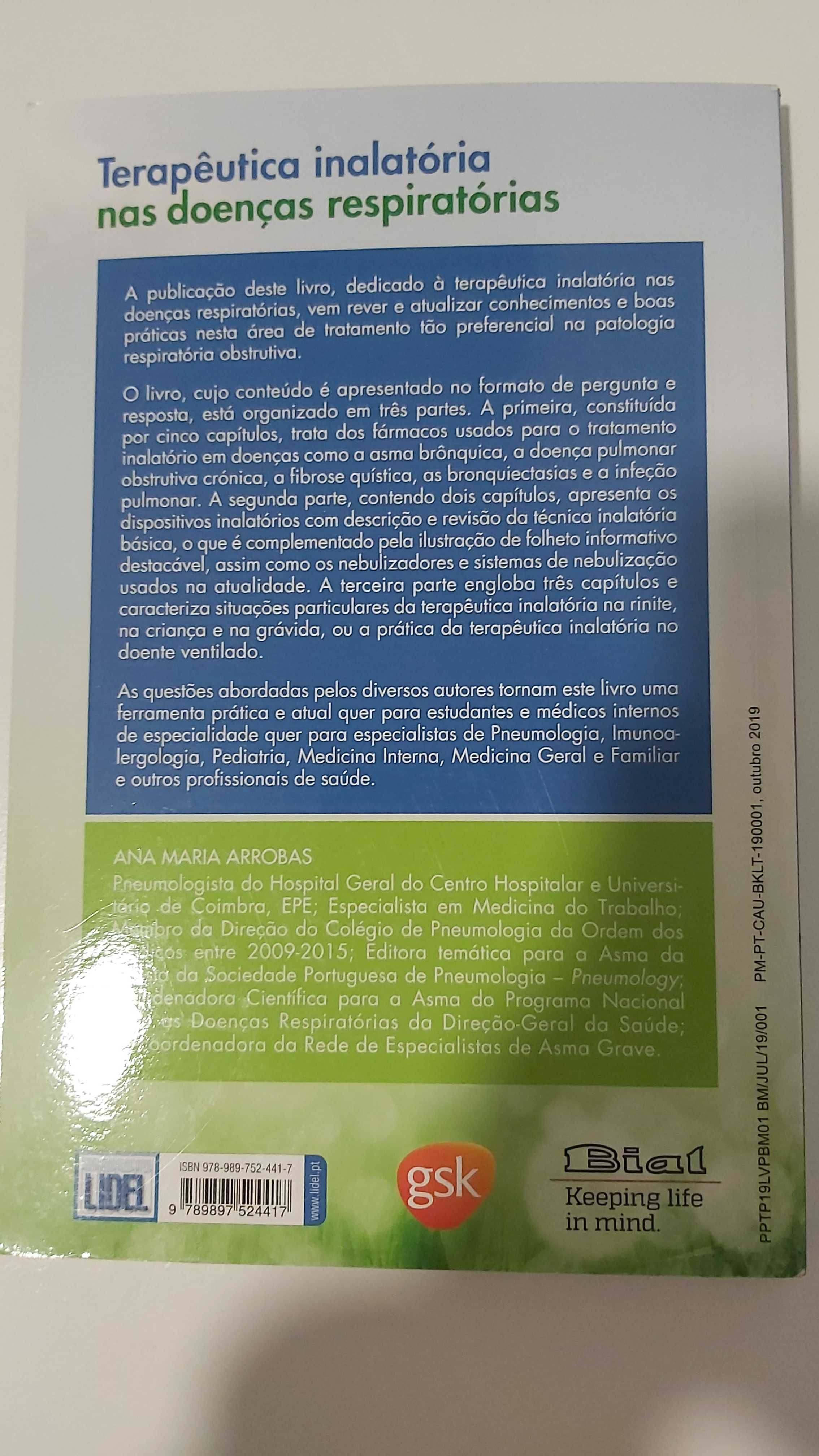 Terapêutica inalatória nas doenças respiratórias, LIDEL.