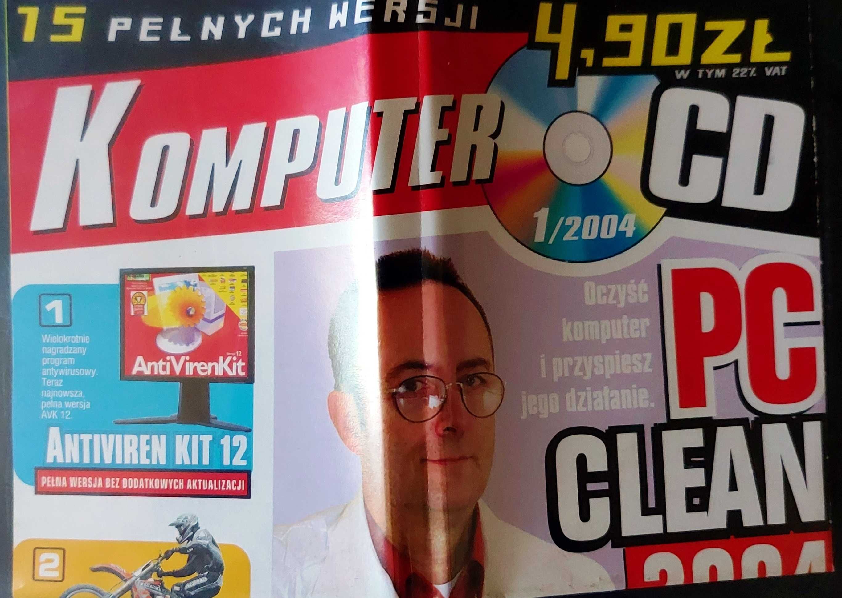 KOMPUTER CD numer 1/2004: różne fajne gry i inne na PC