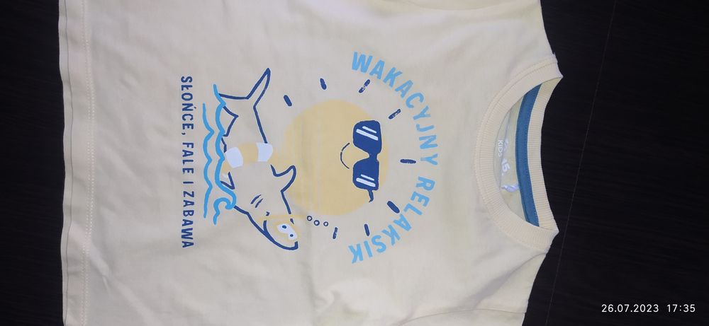 7x Bluzki/ t-shirty r86-92