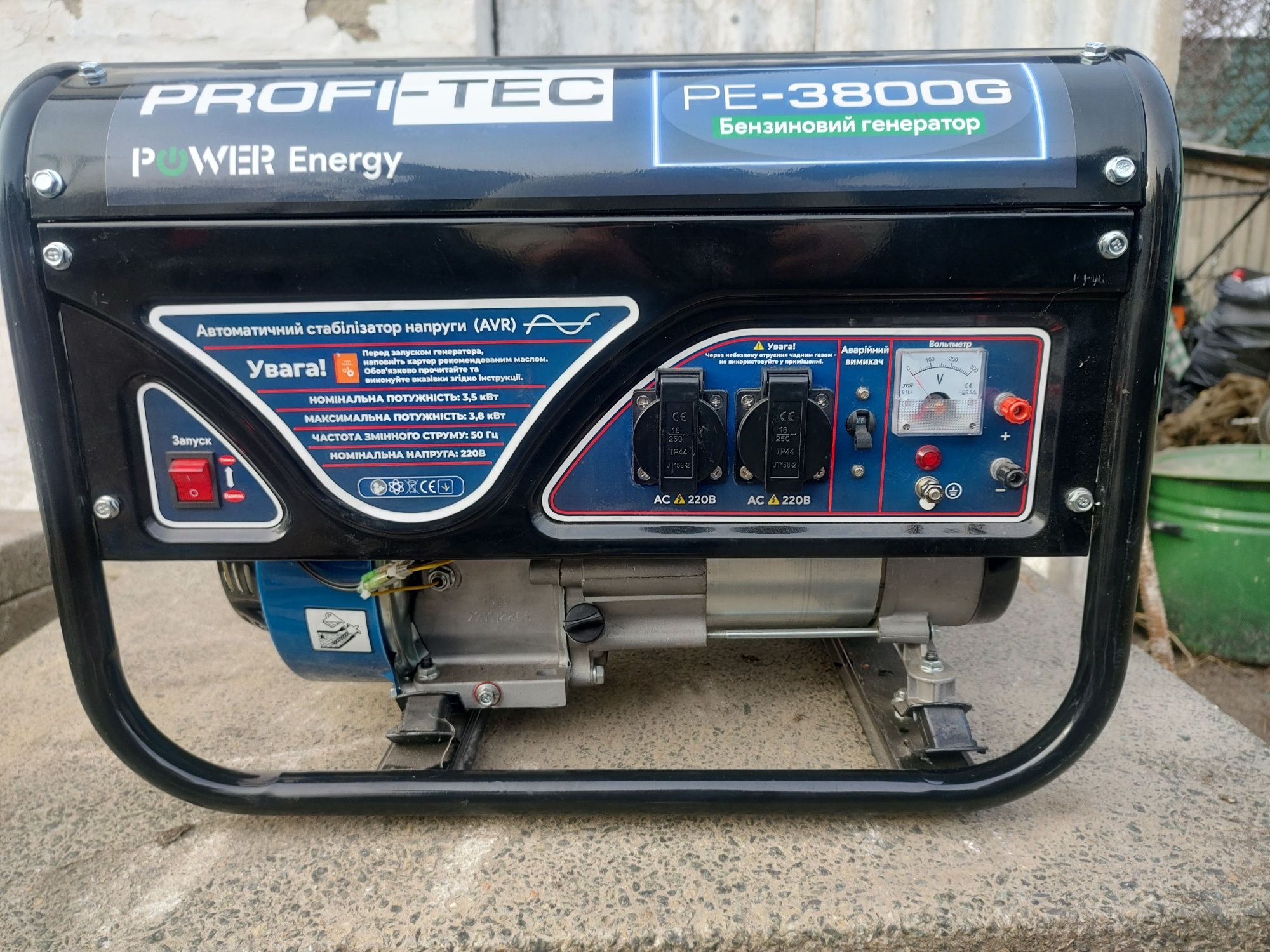 Генератор Profi-tec PE3800G