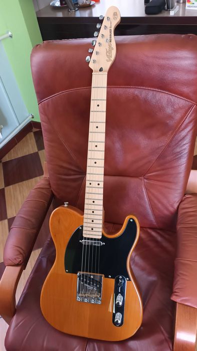 Gitara TELECASTER designet in UK By VINTAGE  Natural