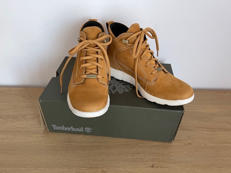 Buty damskie Timberland rozmiar 41, skóra, jasny brąz