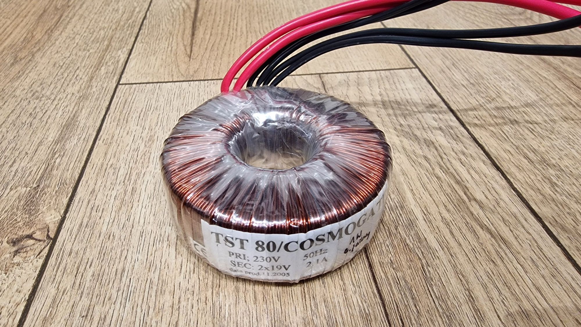 Transformator toroidalny TST 80/Cosmogate 2×19 V