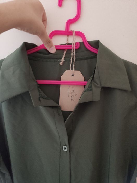 Vestido verde tropa