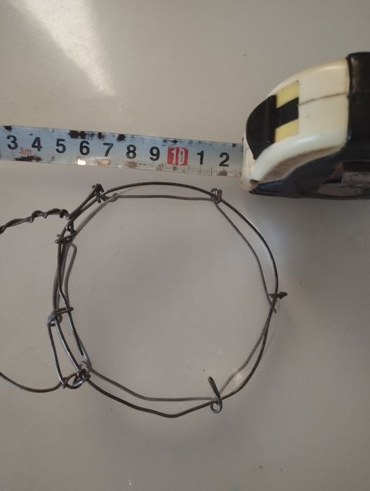 Советское увеличительное стекло, диаметр 9 см, с отверстиями