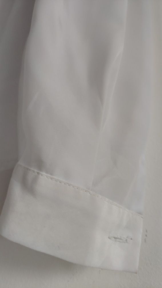 Biała koszula, bluzka luźna ,lejąca od  lnterszyk