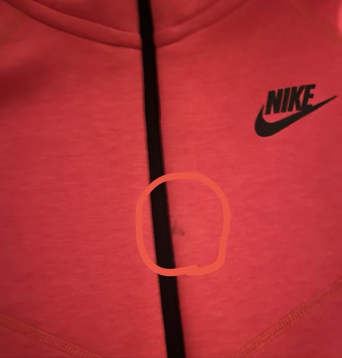Nike Tech Fleece FZ WR HOODIE Red
