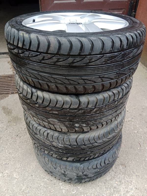 Felgi aluminiowe 6,5 x 16 VW Polo 5 x 100 et 43 otw 57 4 sztuki