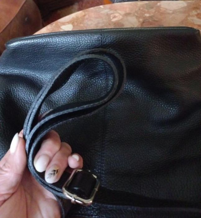 Шкіряна  італійська сумка