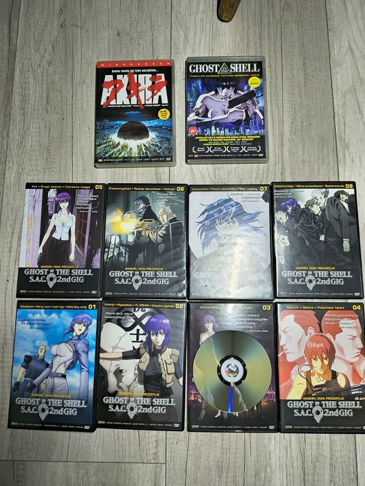 Sprzedam kolekcję DVD "Ghost in the Shell" + "S.A.C. 2nd GIG" + "Akira