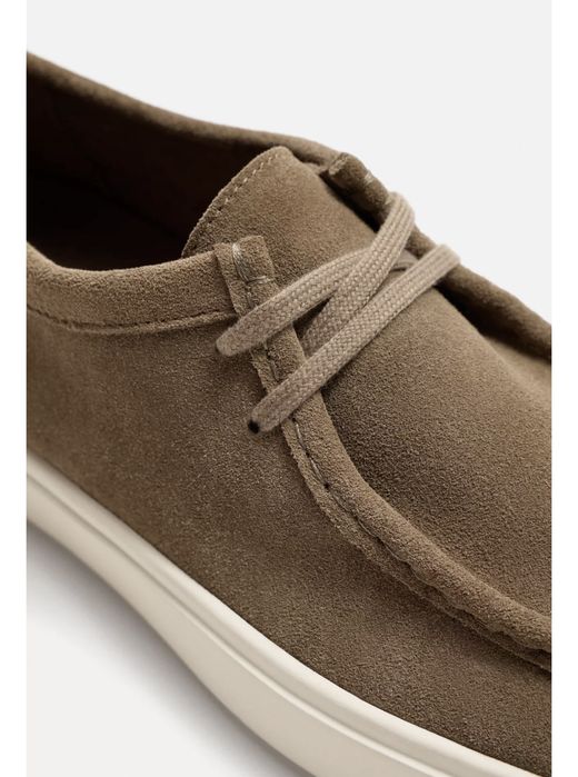 Шкіряні топсайдери ZARA