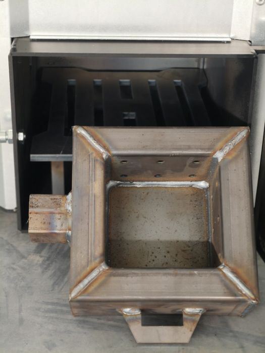 Koza warsztatowa piec nadmuchowy nagrzewnica do warsztatu  stary olej