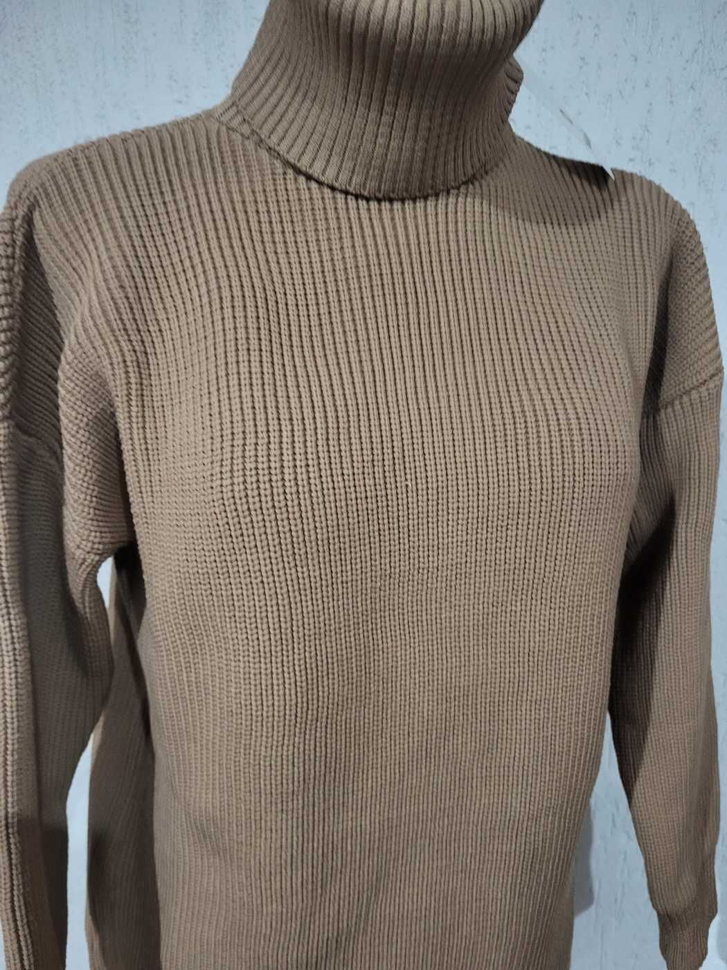 Sweter golf kolor karmel 46
