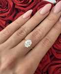 Pierścionek z diamentem/brylantem 1,5 CT VS1 D, z certyfikatem IGI,l