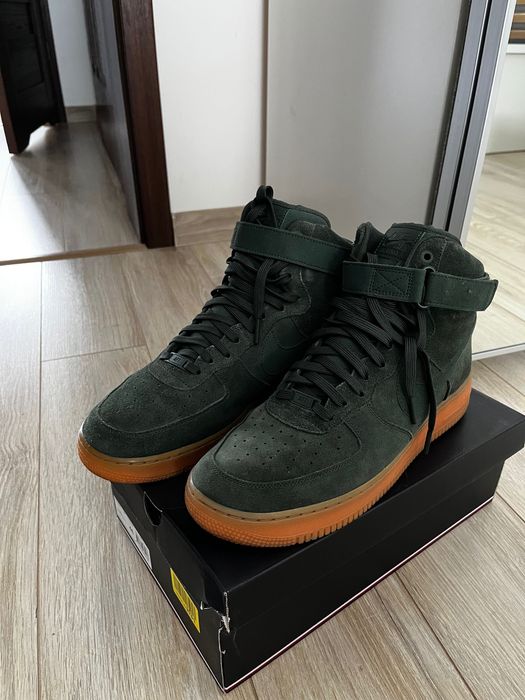 Nike Air Force 1 - ciemna zieleń 46