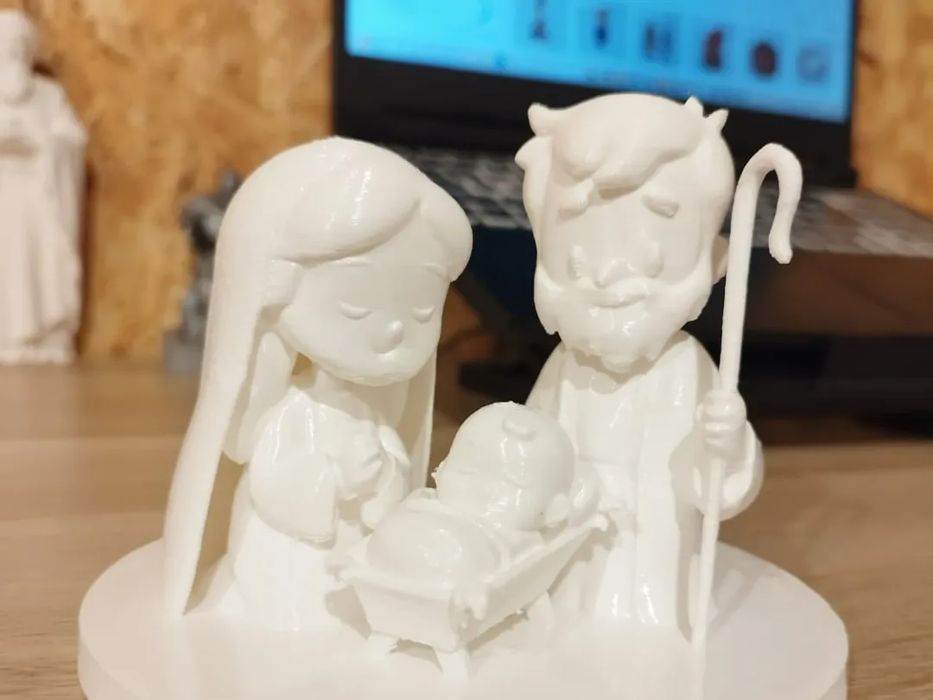 Presépio Natalício Moderno 3D