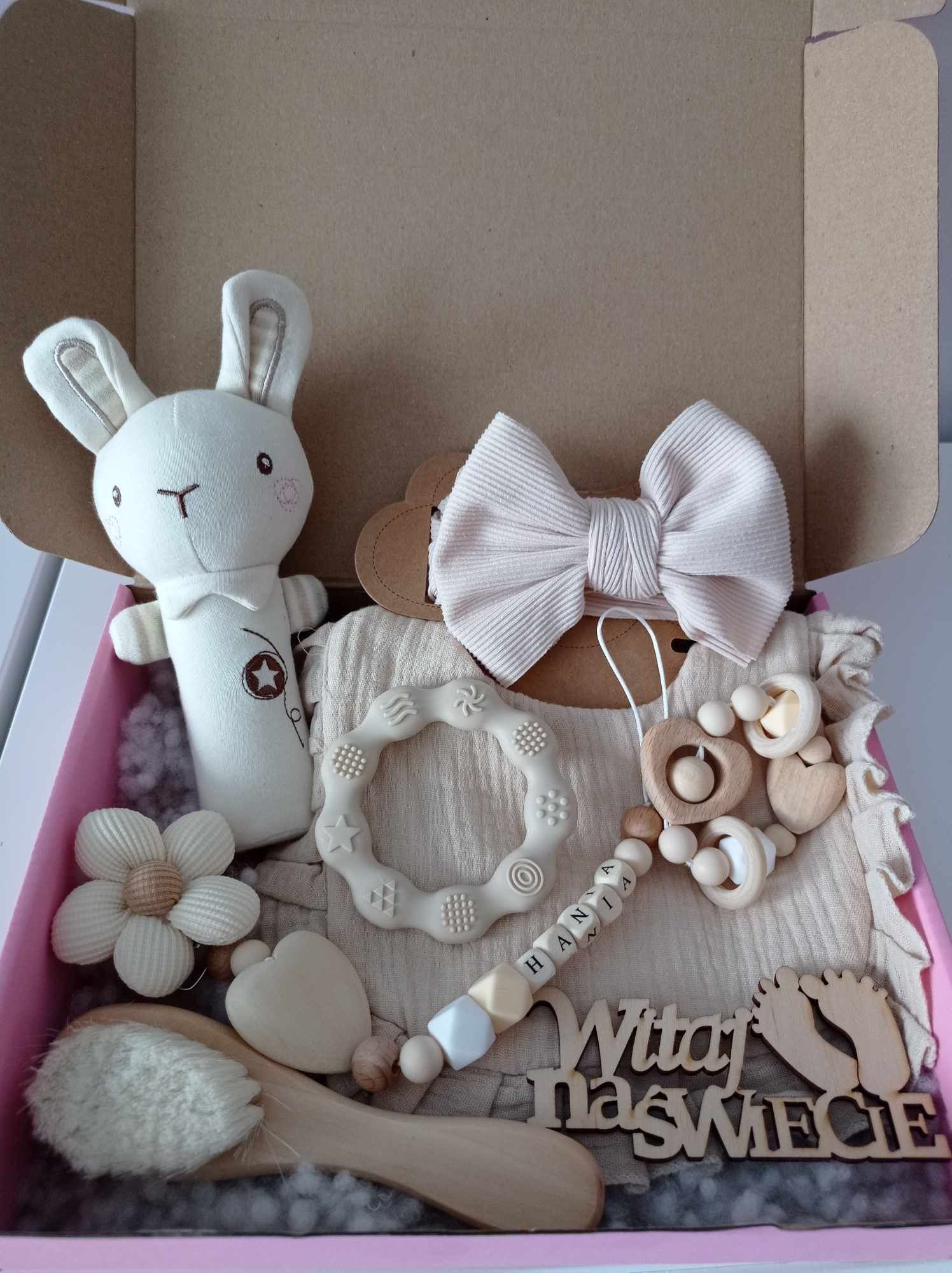 Zestaw Prezentowy baby shower narodziny chrzest baby box