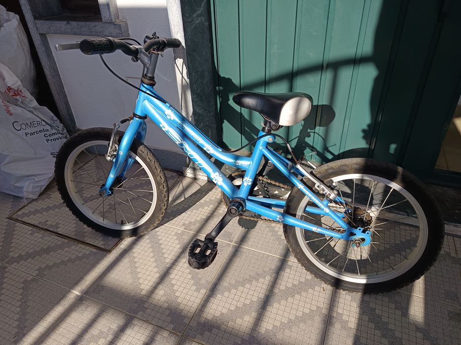 Bicicleta criança com rodas