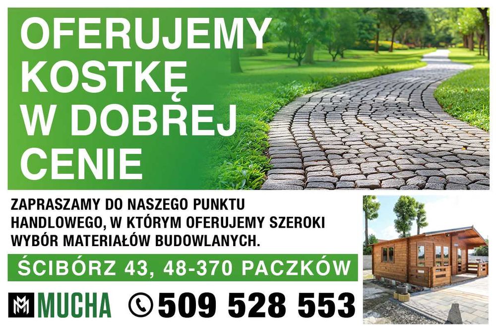 Brukarstwo - układanie kostki, kostka brukowa - handel, prace ziemne