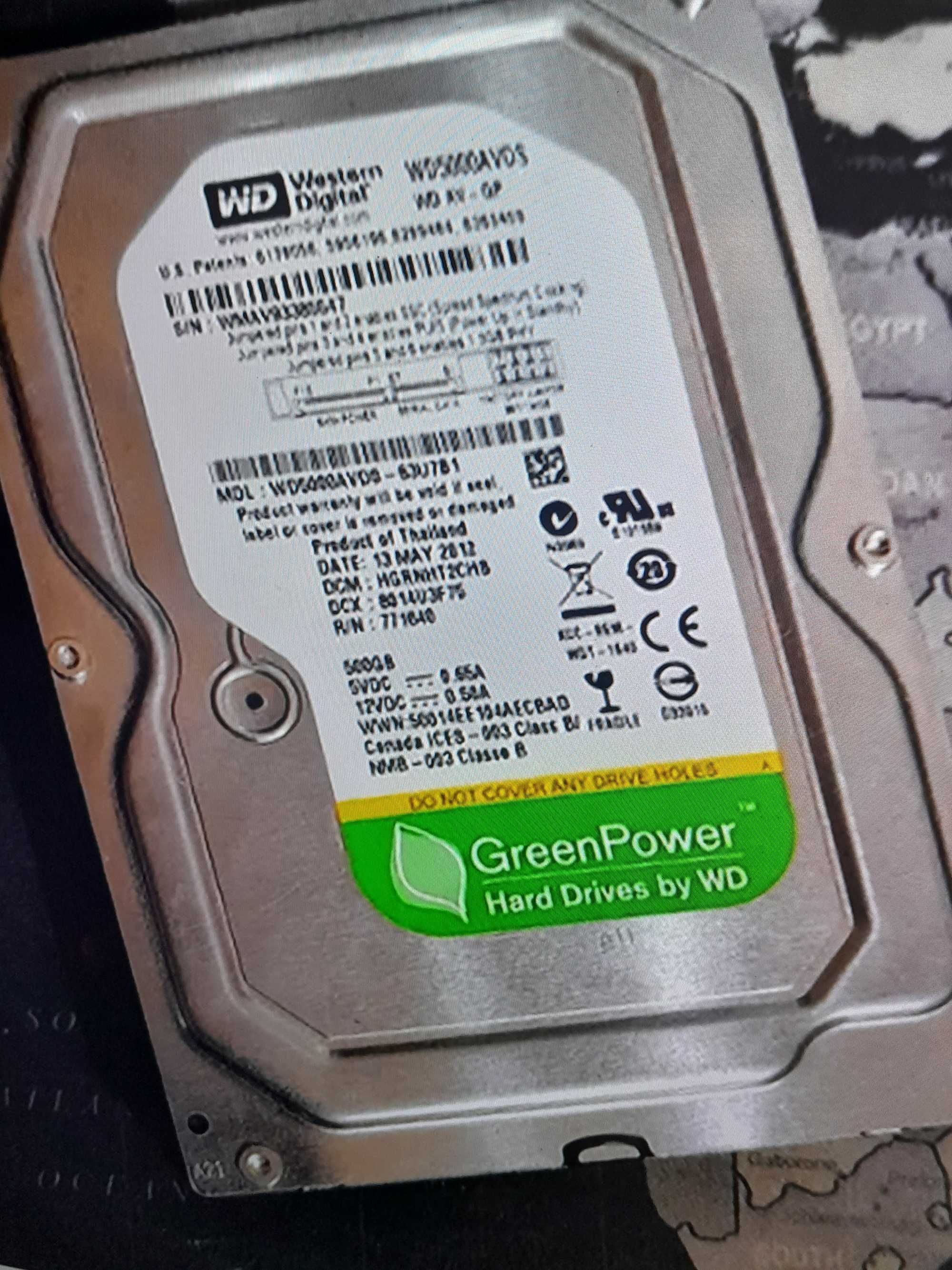 Продам жорсткий диск Hdd 500gb WD Green