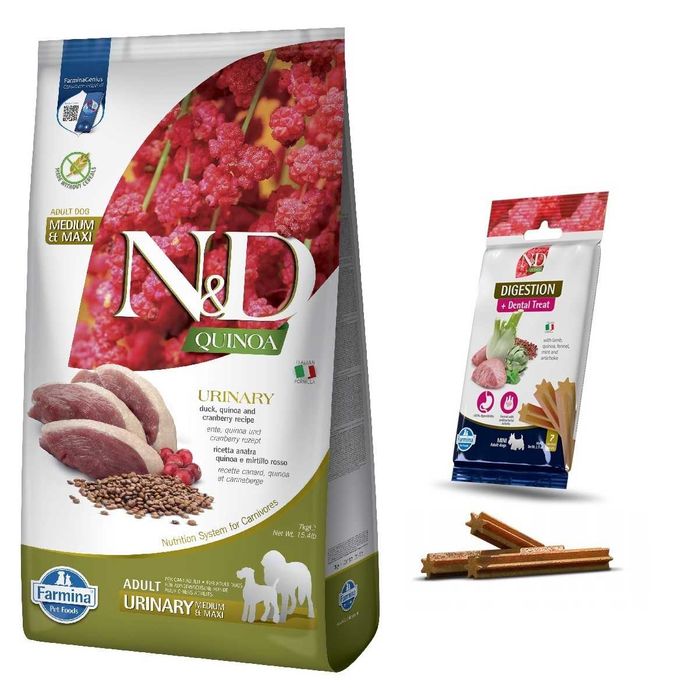 Farmina Dog N&D Quinoa Urinary Adult Medium & Maxi 7 kg