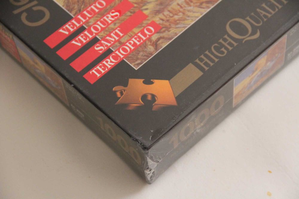 Puzzle 1000 peças aveludadas, raro