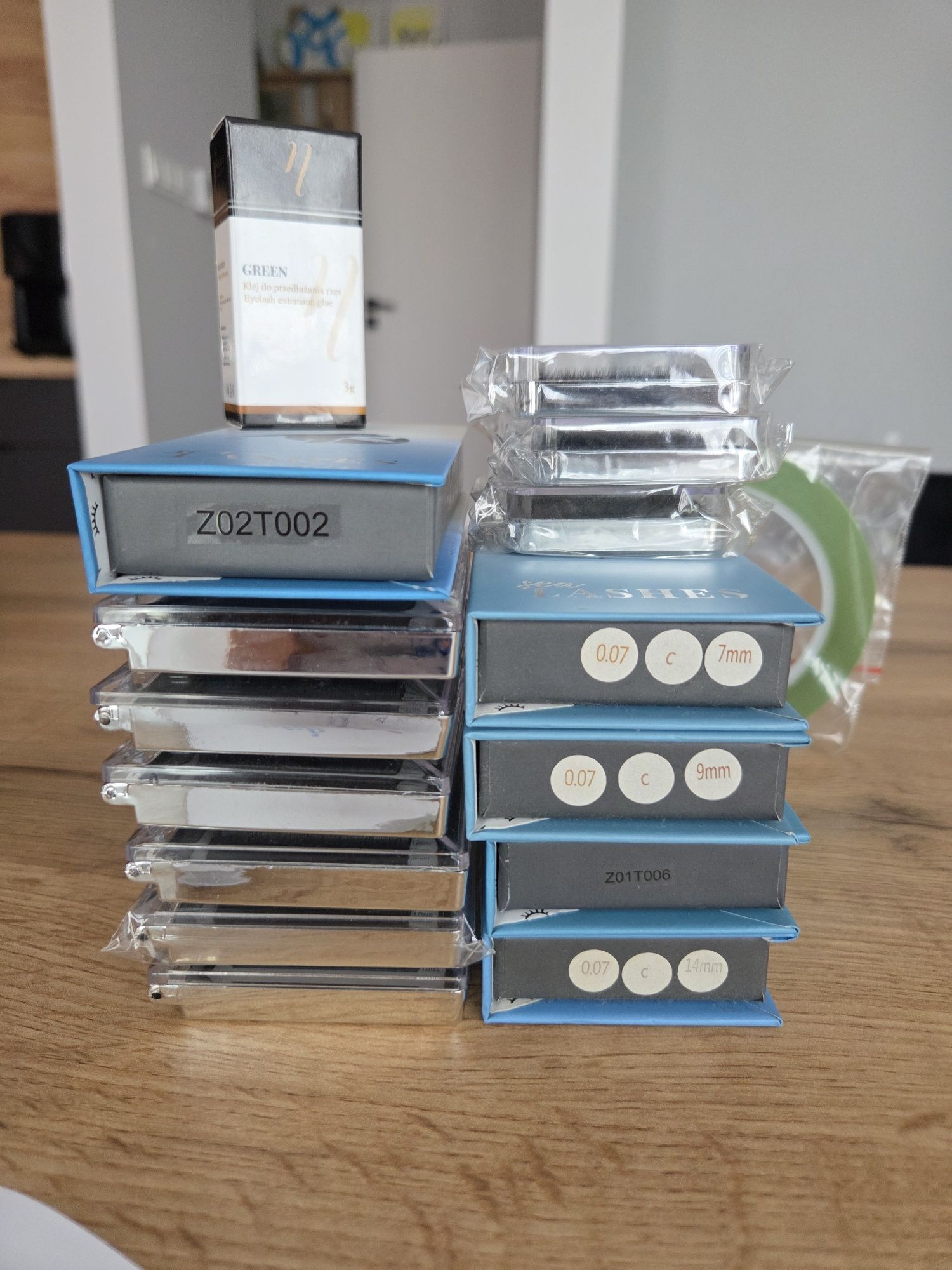 Zestaw do przedłużania rzęs – Sea Lashes + klej Noble Lashes + Marker
