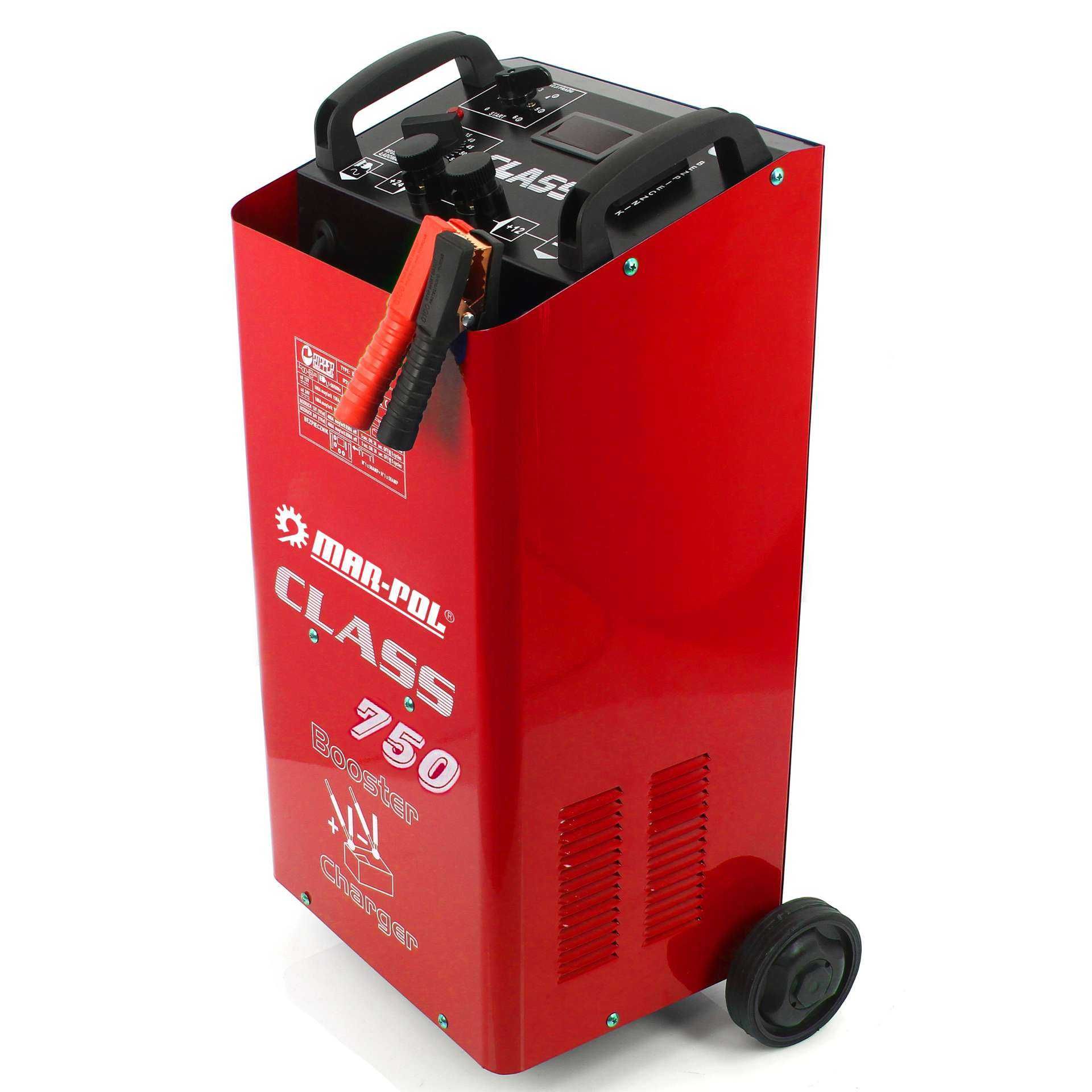 Prostownik z rozruchem 12V 24V Class 750 Rozruch LCD 900A Zespół
