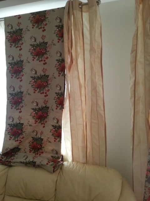 Materiał lniany z Żyrardowa na zasłony, obrusy na metry lub cały kupon