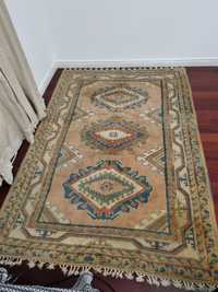 Carpete de Lã feita à mão Origem Turca Tema Persa 2.20x1.55m tapete