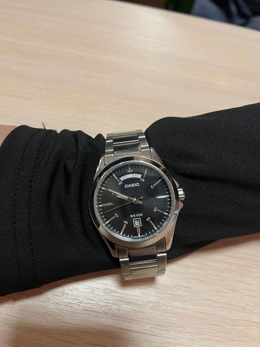 Casio MTP-1370 Original | Стильний чоловічий годинник | Сталь | WR 50M